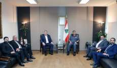 اللواء عثمان بحث مع رئيس المحكمة الدولية لتسوية النزاعات في لبنان في الأوضاع العامة