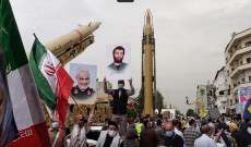 سلطات إيران عرضت أحدث صواريخها الباليستية في يوم القدس