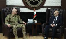قائد الجيش التقى أمين عام المجلس الأعلى السوري- اللبناني ورئيس "جامعة الجنان"