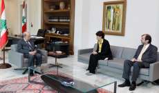 الرئيس عون إطلع من آن غريو على تفاصيل الإتفاق الفرنسي- السعودي لمساعدة لبنان