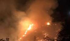 حريق كبير في داريا ـ الضنية ومحاولات منذ ساعات لإخماده