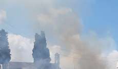 النشرة: اندلاع حريق في تلة مار الياس في حارة صيدا
