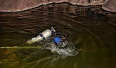 الدفاع المدني يعمل على انتشال جثة مزارع سوري غرق في بركة مياه في سهل بدنايل