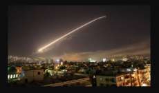 سانا: الدفاعات الجوية السورية تصدت لعدوان إسرائيلي في سماء محيط دمشق