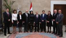  الرئيس عون استقبل وفدا من جمعية لبنانيون ووفد من تجمع العلماء المسلمين