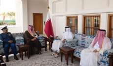 أمير قطر إستعرض مع نائب وزير الدفاع السعودي العلاقات الثنائية بين البلدين وآفاق تطويرها