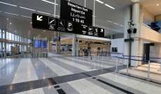 ارتفاع عدد المسافرين عبر مطار بيروت بنسبة 47 بالمئة وعدد الرحلات الجوية بنسبة 32 بالمئة خلال 2022