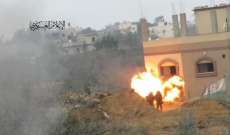 القسام: استهداف دبابة مركافاه بقذيفة 