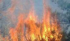 اصابة 3 عناصر من الدفاع المدني في حريق بينو 