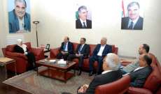 الحريري استقبلت امين عام الاتحاد البرلماني العربي ووفدا من جبهة التحرير