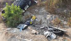 النشرة: جريح في حادث سير مروع على اوتوستراد البيسارية