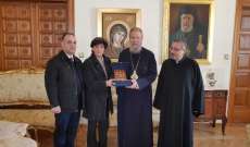 الأمينة العامة لمجلس كنائس الشرق الأوسط تزور رئيس أساقفة قبرص للكنيسة الأرثوذكسية