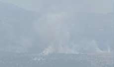 السلطات الإسرائيلية: 21 فريق إطفاء و8 طائرات يواصلون إخماد حرائق جراء صواريخ أطلقت من لبنان