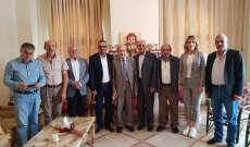 الخليل التقى رئيس اتحاد بلديات العرقوب  ورئيس بلدية كفرحمام
