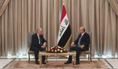 موريس سليم التقى برهم صالح: ملتزمون بأمن واستقرار العراق وإعادته لدوره المحوري