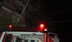 اطفاء بيروت ازال أحد اعمدة الانارة المهددة بالسقوط في منطقة الطريق الجديدة