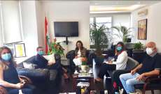 شريم بحثت مع منسقة الأمم المتحدة في لبنان استراتيجية التنمية التي تعمل عليها وزارة المهجرين