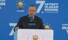 اردوغان: سمعت من رئيس أذربيجان أخبارا جيدة بشأن قره باغ والنصر يقترب 