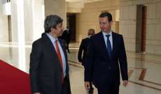 وزير خارجية الإمارات التقى الأسد: سوريا وبقيادة رئيسها وجهود شعبها قادرة على تجاوز التحديات