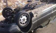 إصابة 3 اشخاص بجروح بعد انقلاب سيارتهم على أوتستراد الصفرا بكسروان