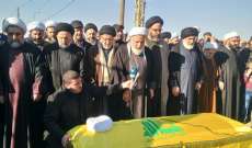 حزب الله واهالي انصار وبعلبك شيعوا عبيد في مأتم مهيب