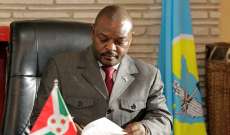 وفاة رئيس جمهورية بوروندي بيير نكورونزيزا بنوبة قلبية