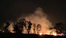 الدفاع المدني: إخماد سلسلة حرائق في قرى البقاع وحريق منزل مهجور ببرج حمود