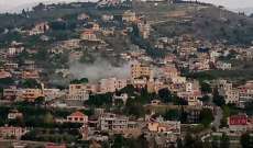 غارة إسرائيلية استهدفت بالصواريخ بلدة العديسة في جنوب لبنان