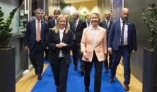 رئيسة الوزراء الإيطالية إلى بروكسل في أول زيارة خارجية لها