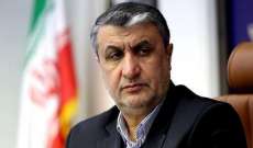 رئيس هيئة الطاقة الذرية الايرانية: الوكالة الدولية يجب ألا تصبح ألعوبة بيد الجماعات الإرهابية