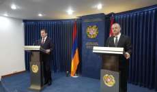 بو صعب من أرمينيا: التحديات على حدود بلدينا سبب كي نتعاون أمنيا