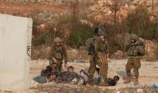 الجيش الإسرائيلي اعتقل 10 شبان فلسطينيين وسط الضفة