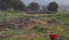 النشرة: دورية اسرائيلية مشطت الطريق الترابي بين تلال الوزاني ووادي العسل