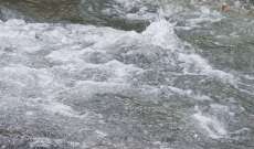 النشرة: ارتفاع منسوب نهر الليطاني وتدفق نهر الزهراني بسبب غزارة الأمطار