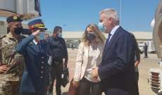 وزير الدفاع الإيطالي التقى عون عقب وصوله إلى بيروت في زيارة تفقدية