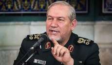 مسؤول عسكري إيراني: بلدنا يمكنه أن يكون لاعبا رئيسيا لاقتصاد جنوب غرب آسيا