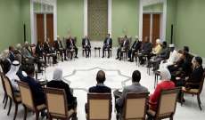 الأسد استقبل وفدا من المؤتمر القومي الإسلامي وحديث عن القومية العربية