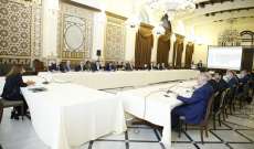 اجتماع تنسيقي برئاسة عكر في السراي الحكومي لمناقشة خطة الاستجابة الوطنية عقب انفجار المرفأ 