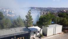 النشرة: اندلاع النيران في الاحراج المحيطة بمستشفى النبطية الحكومي 