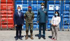 الجيش تسلّم 202 طناً من المواد الطبية والغذائية المقدّمة هبة من إسبانيا