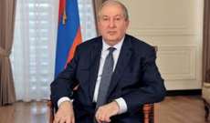 إصابة رئيس أرمينيا بفيروس كورونا أثناء تواجده بالعاصمة البريطانية 