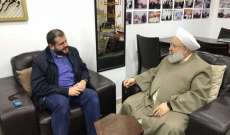 حمود يلتقي مسؤول حزب الله في صيدا بمناسبة ذكرى الاسراء والمعراج