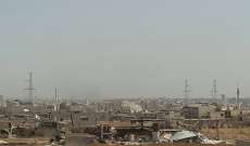 إصابة مدني بقذائف مصدرها المجموعات المسلحة على حي الكاشف بمدينة درعا 
