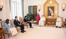 أمير قطر تلقى رسالة من الرئيس عون حول العلاقات الثنائية وسبل تطويرها