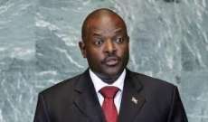 رئيس بوروندي يهدد بمحاربة قوات حفظ السلام الأفريقية