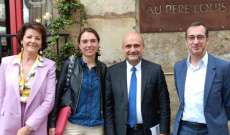 ابي رميا التقى اعضاء في مجلس الشيوخ الفرنسي وعرض معهم تداعيات النزوح السوري