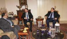 كرامي استقبل سفير العراق وتاكيد على اهمية العلاقات