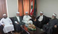 رابطة علماء فلسطين في لبنان زارت مفتي صيدا