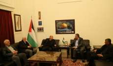 سفير فلسطين يستقبل عضو المكتب السياسي للجبهة "الشعبية لتحرير فلسطين"