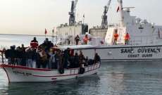 مقتل شخصين في غرق مركب مهاجرين قبالة تركيا 